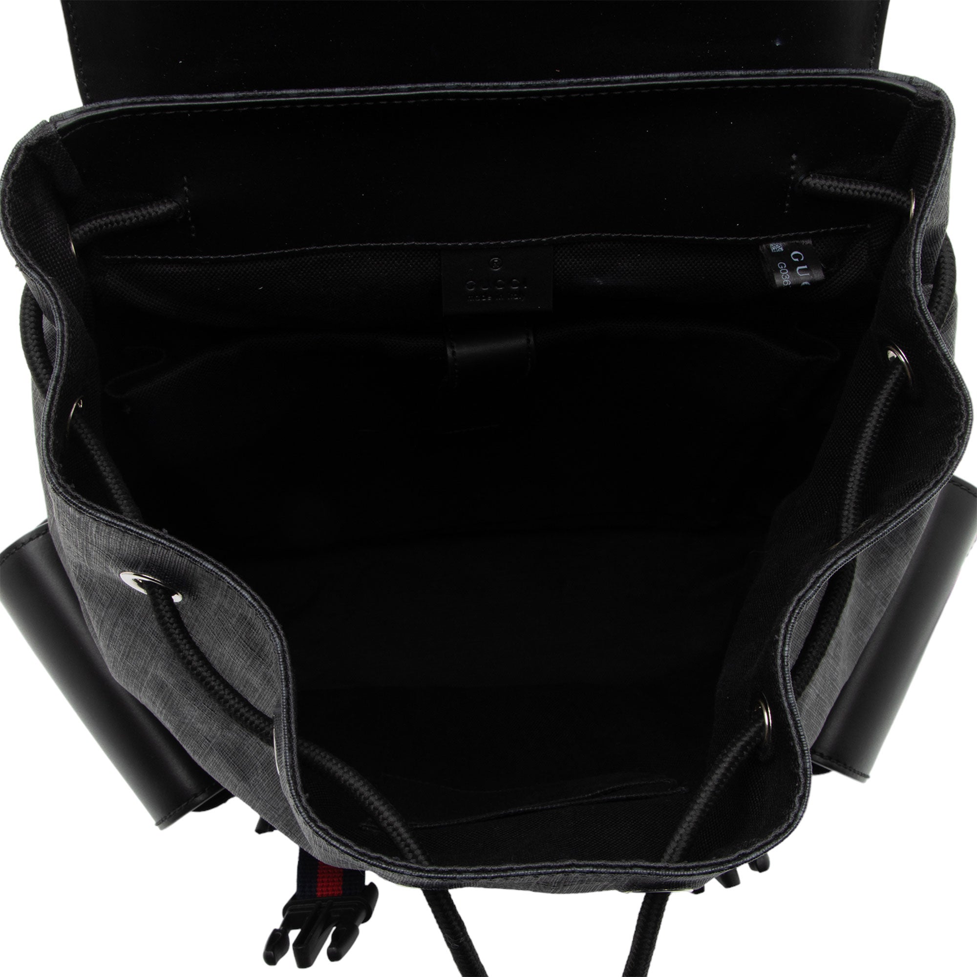 Gucci GG Supreme Medium Flap Backpack (SHF-FgH5FO)