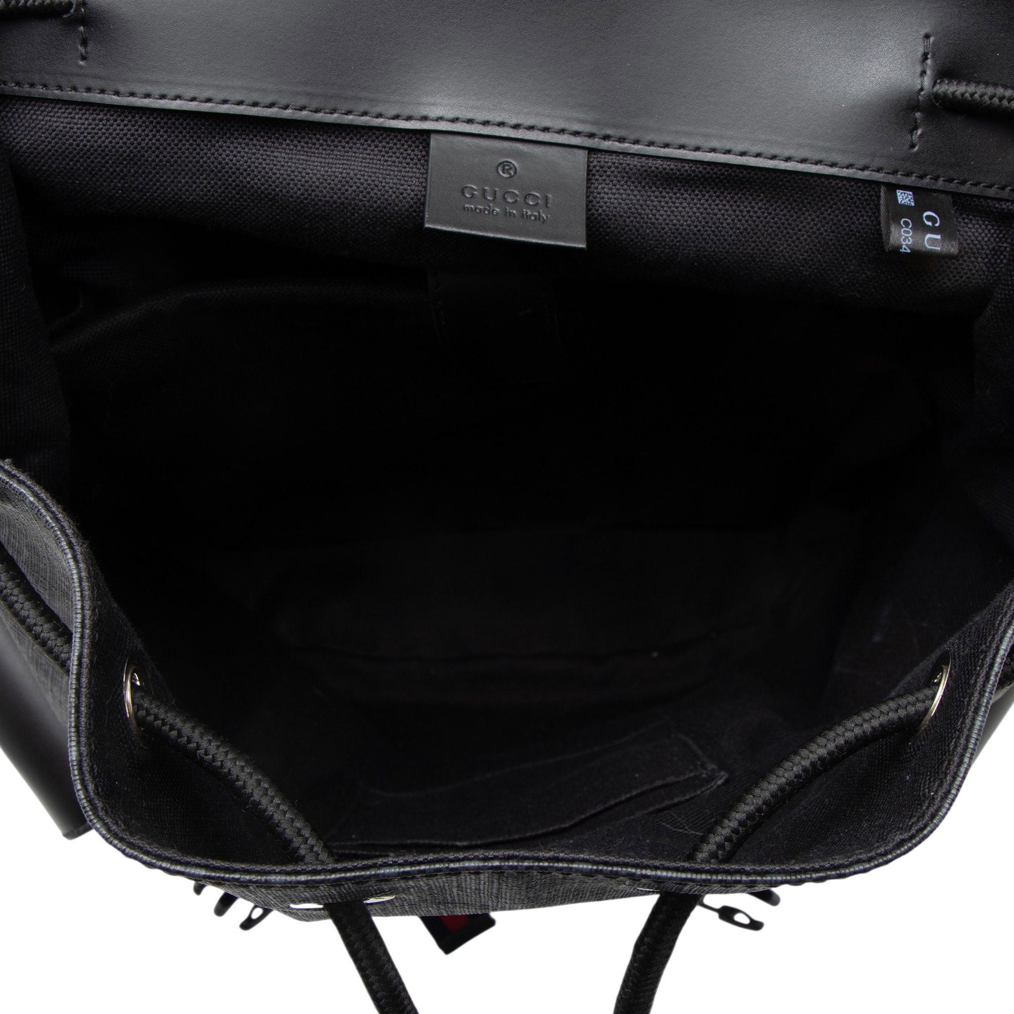 Gucci GG Supreme Medium Flap Backpack