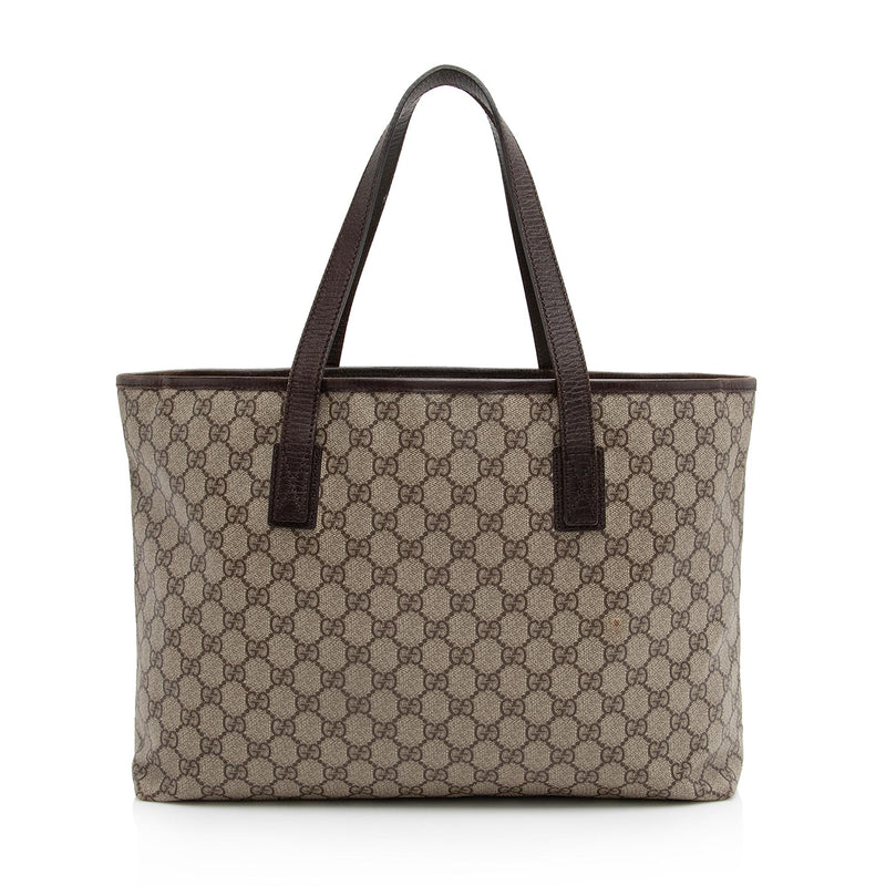 Gucci GG Supreme Medium Zip Shopping Tote (SHF-22937)