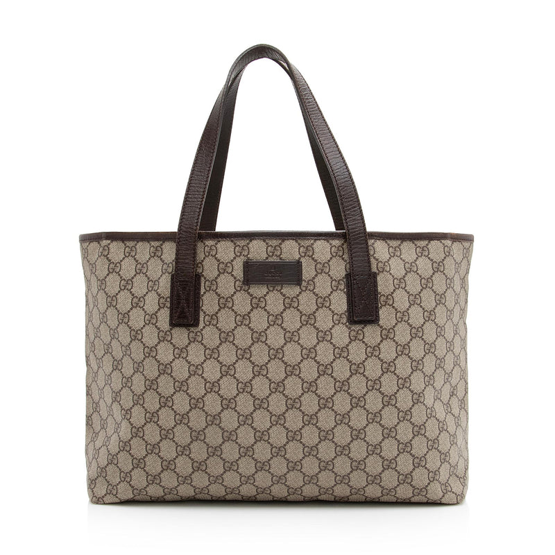 Gucci GG Supreme Medium Zip Shopping Tote (SHF-22937) – LuxeDH