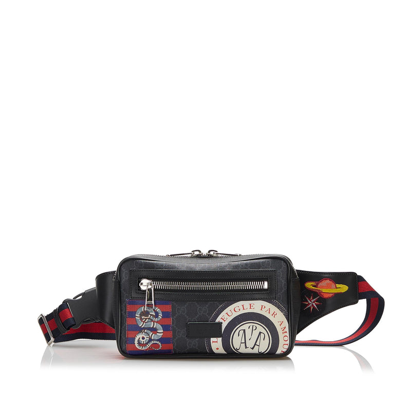 Gucci GG Supreme Night Courrier Belt Bag (SHG-TKsFx9) – LuxeDH