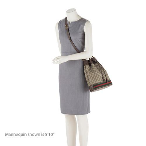 Gucci GG Supreme Ophidia Bucket Bag (SHF-23884)