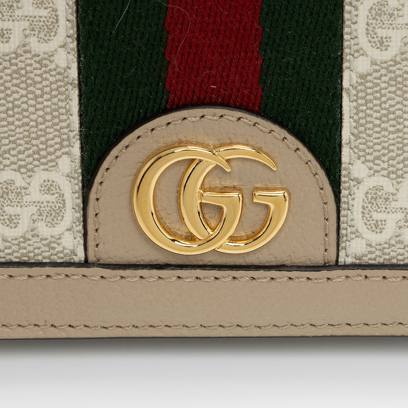 Gucci GG Supreme Ophidia Card Case Wallet (SHF-mU5Pf6)