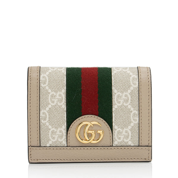 Gucci GG Supreme Ophidia Card Case Wallet (SHF-mU5Pf6)