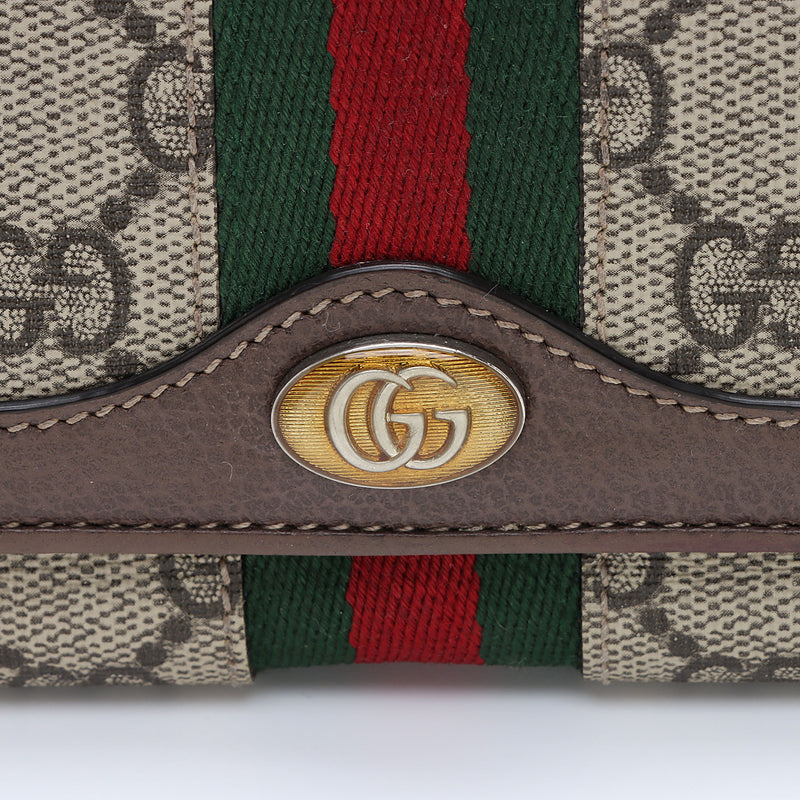 Gucci GG Canvas Wallet on Chain Bag (SHF-4BzUx8) – LuxeDH