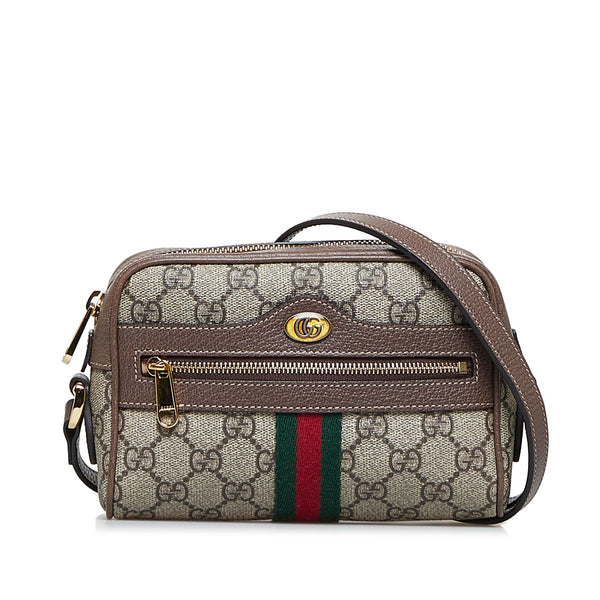 Gucci GG Supreme Ophidia Crossbody Bag (SHG-4Aa0H4)