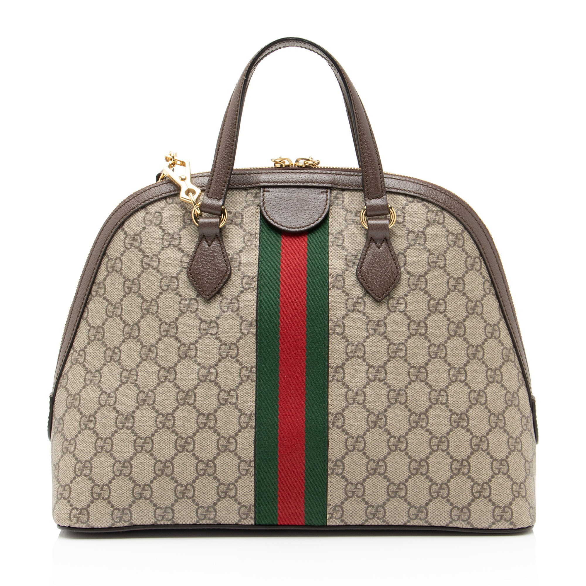 Gucci GG Supreme Ophidia Dome Medium Satchel
