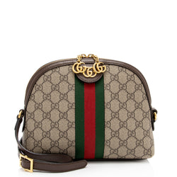 Gucci GG Supreme Ophidia Dome Small Shoulder Bag (SHF-Y7ZqHY)