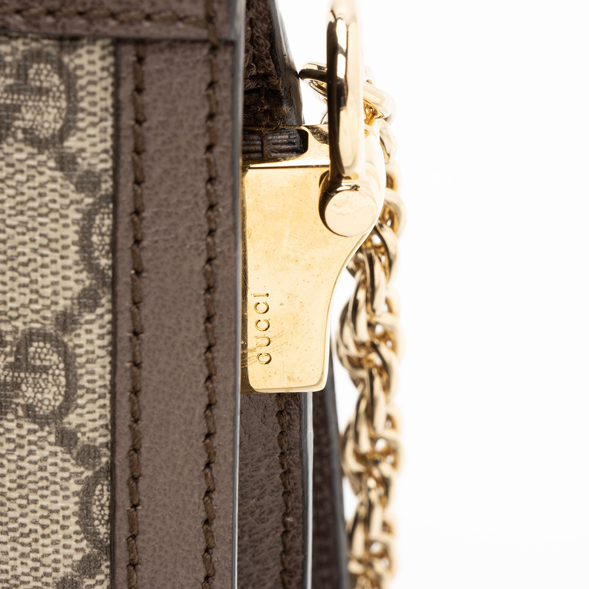 Gucci GG Supreme Ophidia Large Chain Shoulder Bag
