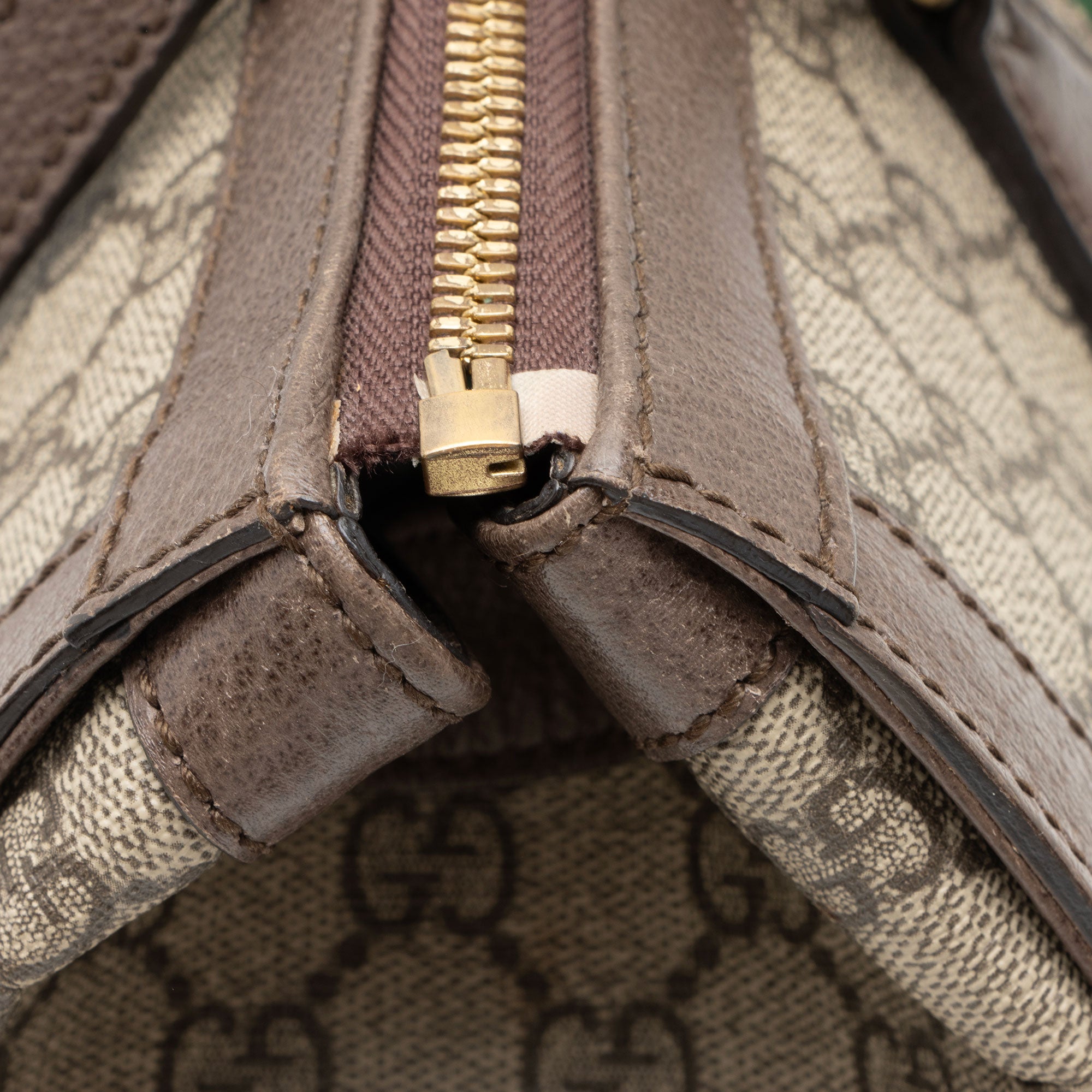 Gucci GG Supreme Ophidia Large Zip Tote