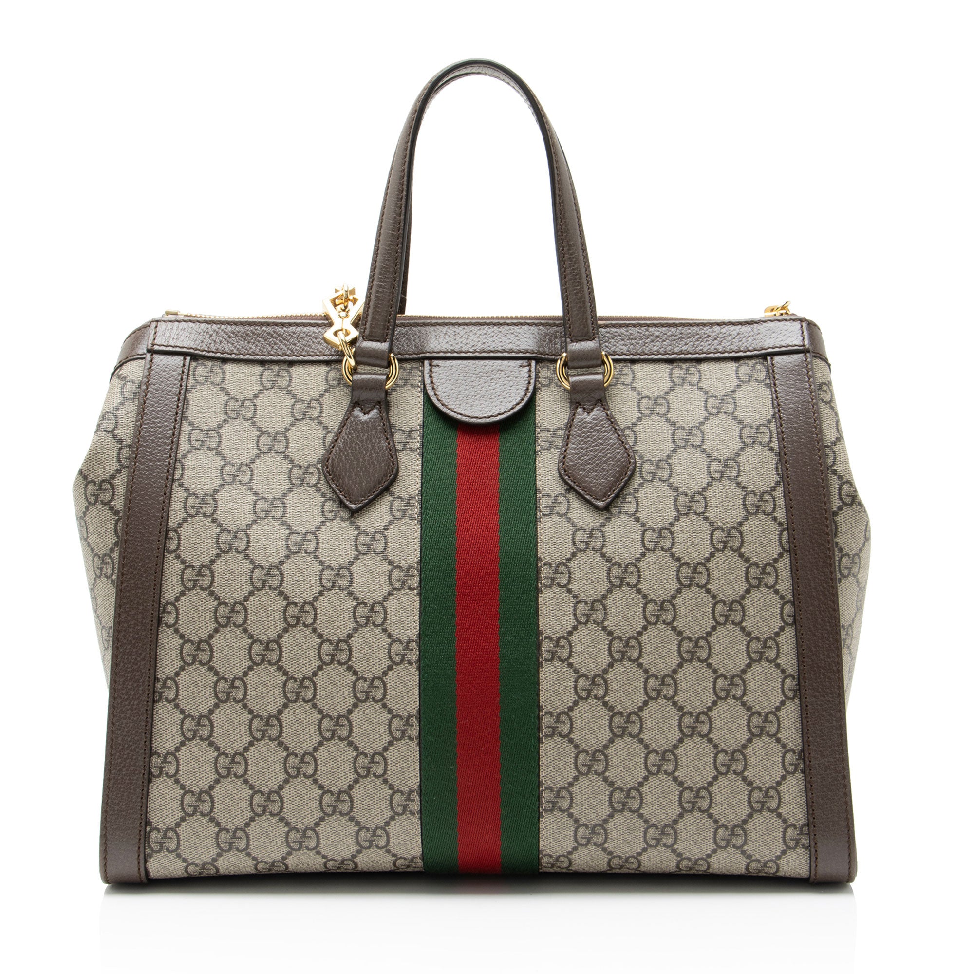 Gucci GG Supreme Ophidia Large Zip Tote