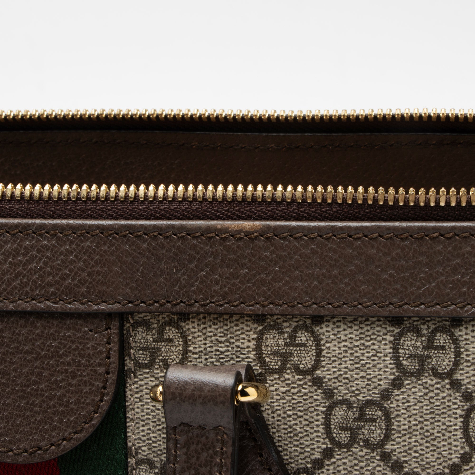 Gucci GG Supreme Ophidia Large Zip Tote