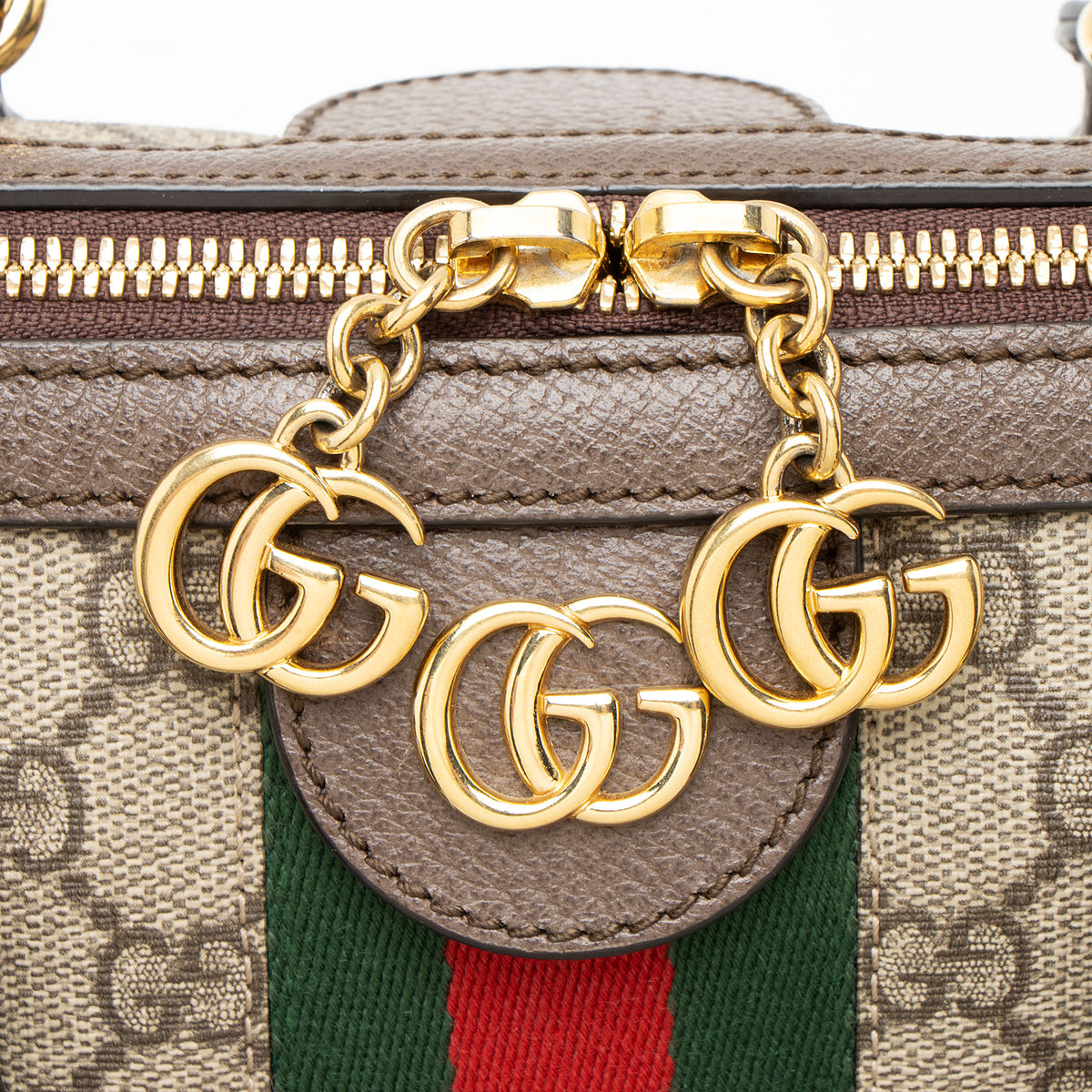Gucci GG Supreme Ophidia Medium Boston Bag