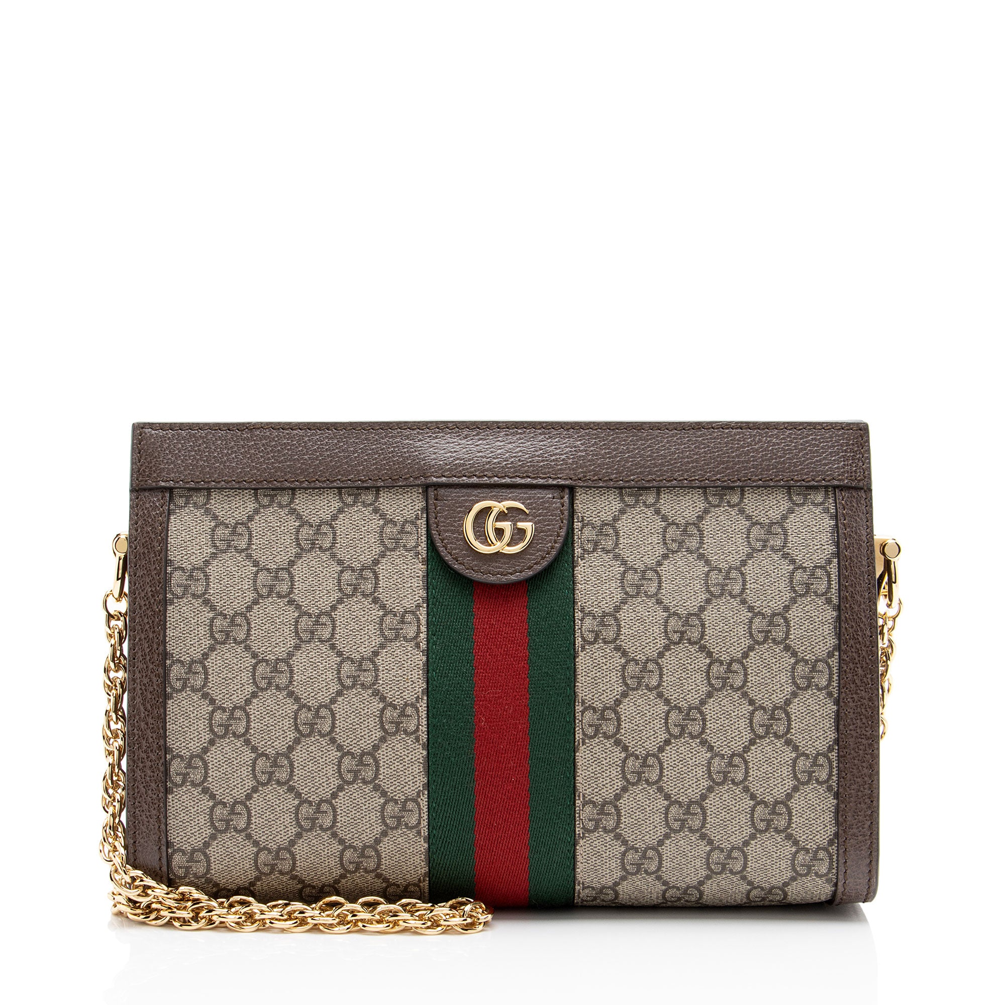 Gucci GG Supreme Ophidia Medium Chain Shoulder Bag