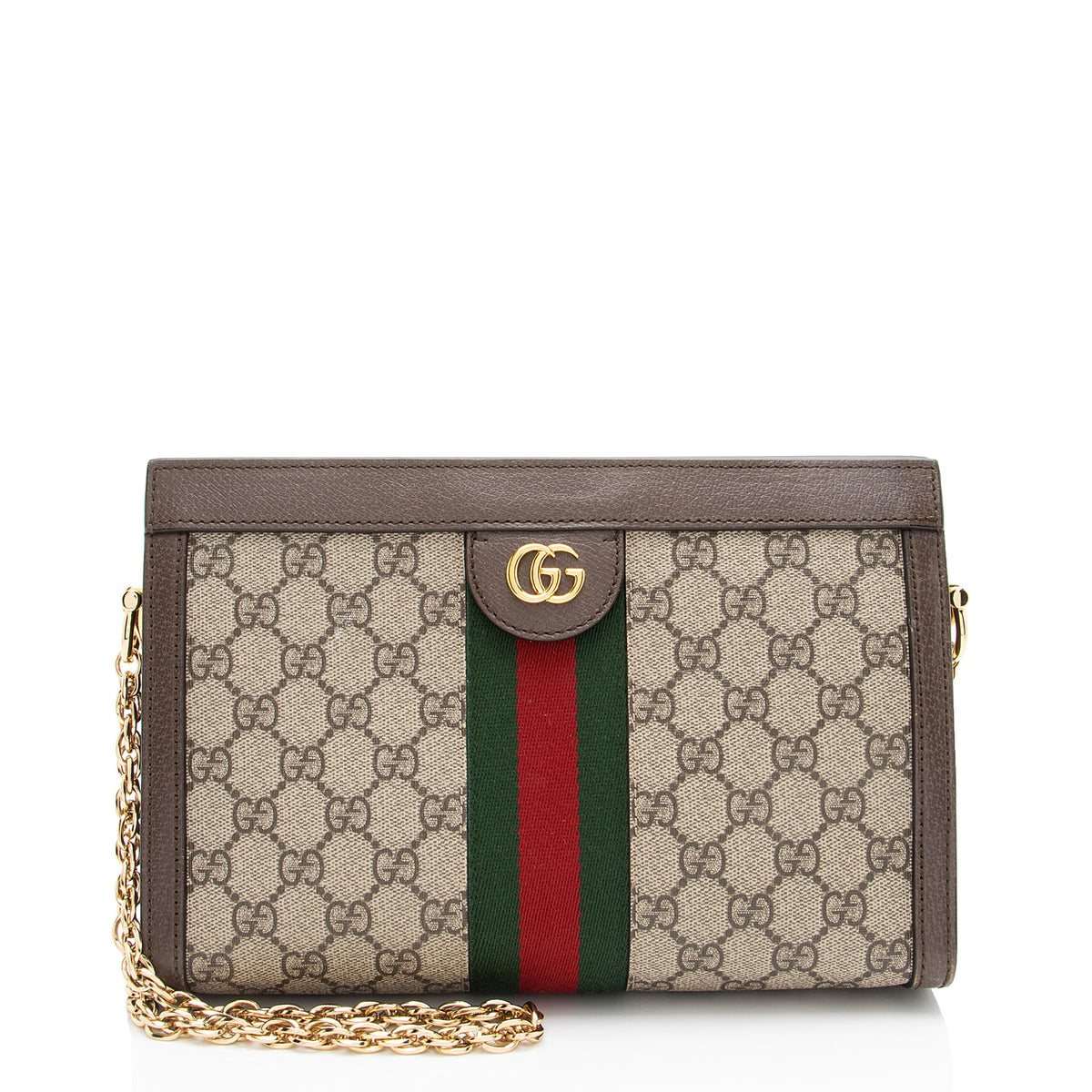 Gucci GG Supreme Ophidia Medium Chain Shoulder Bag