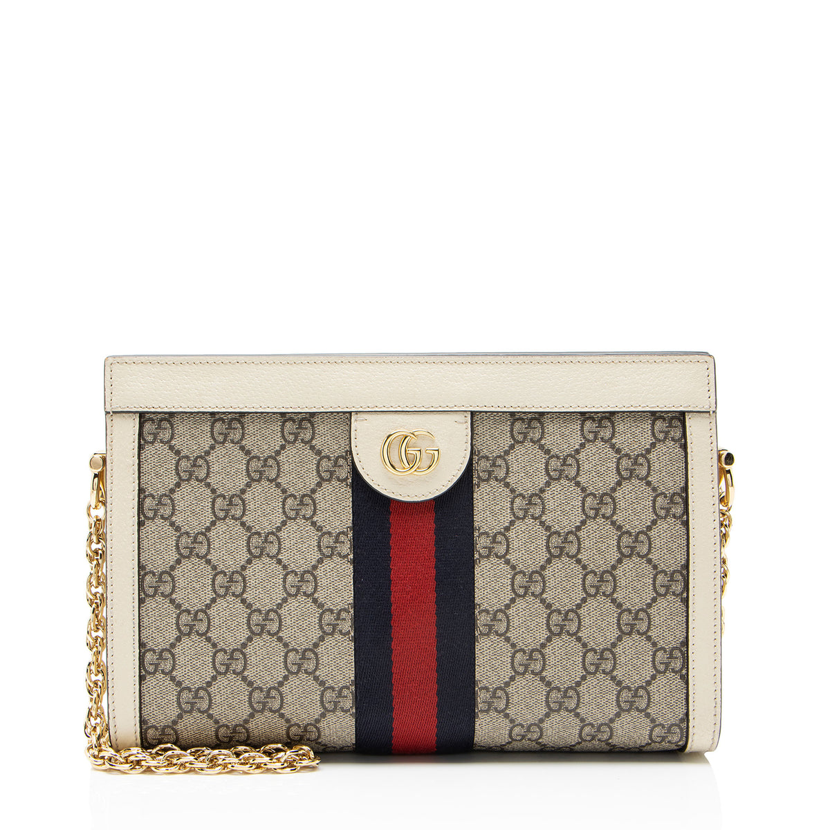 Gucci GG Supreme Ophidia Medium Chain Shoulder Bag