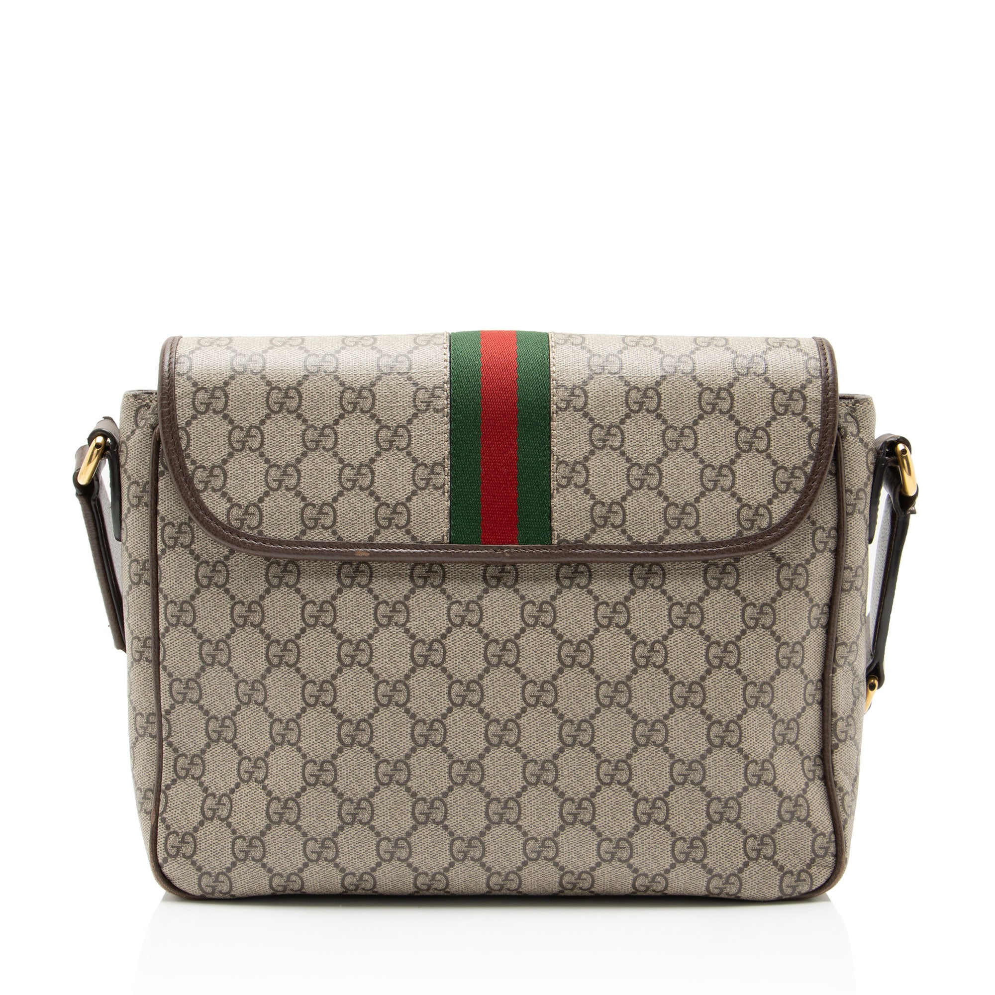 Gucci GG Supreme Ophidia Medium Flap Messenger