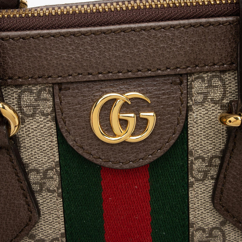 Gucci GG Supreme Ophidia Medium Top Handle Tote (SHF-EN4BhR)