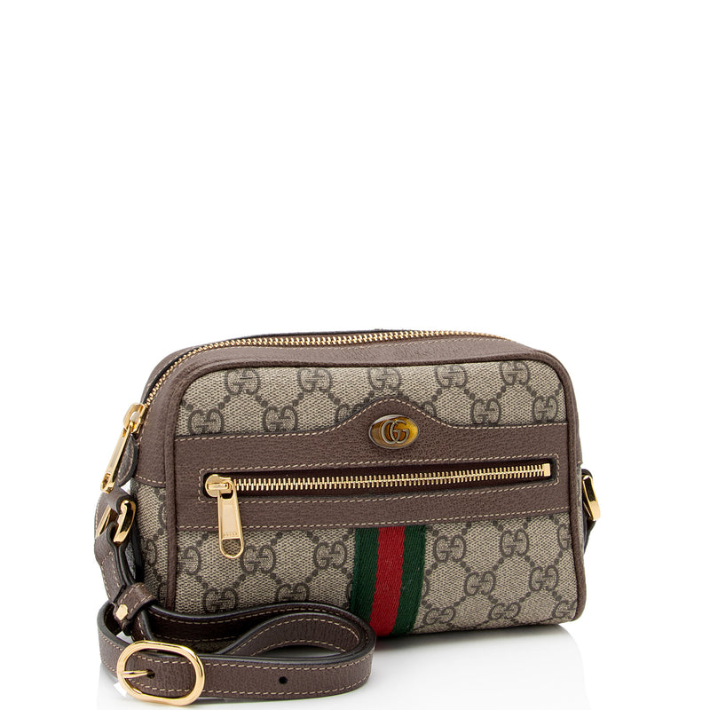 Gucci GG Supreme Ophidia Mini Shoulder Bag SHF tzgx0K LuxeDH