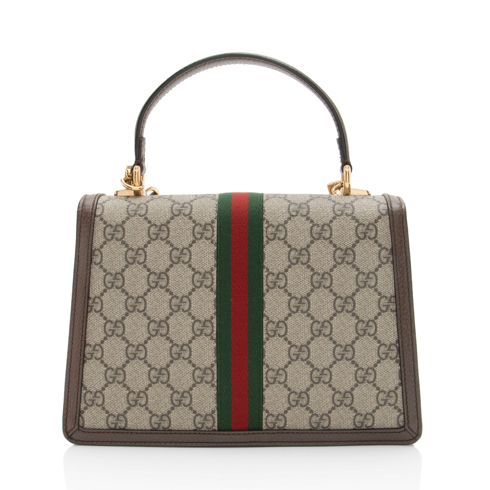 Gucci GG Supreme Ophidia Padlock Medium Top Handle