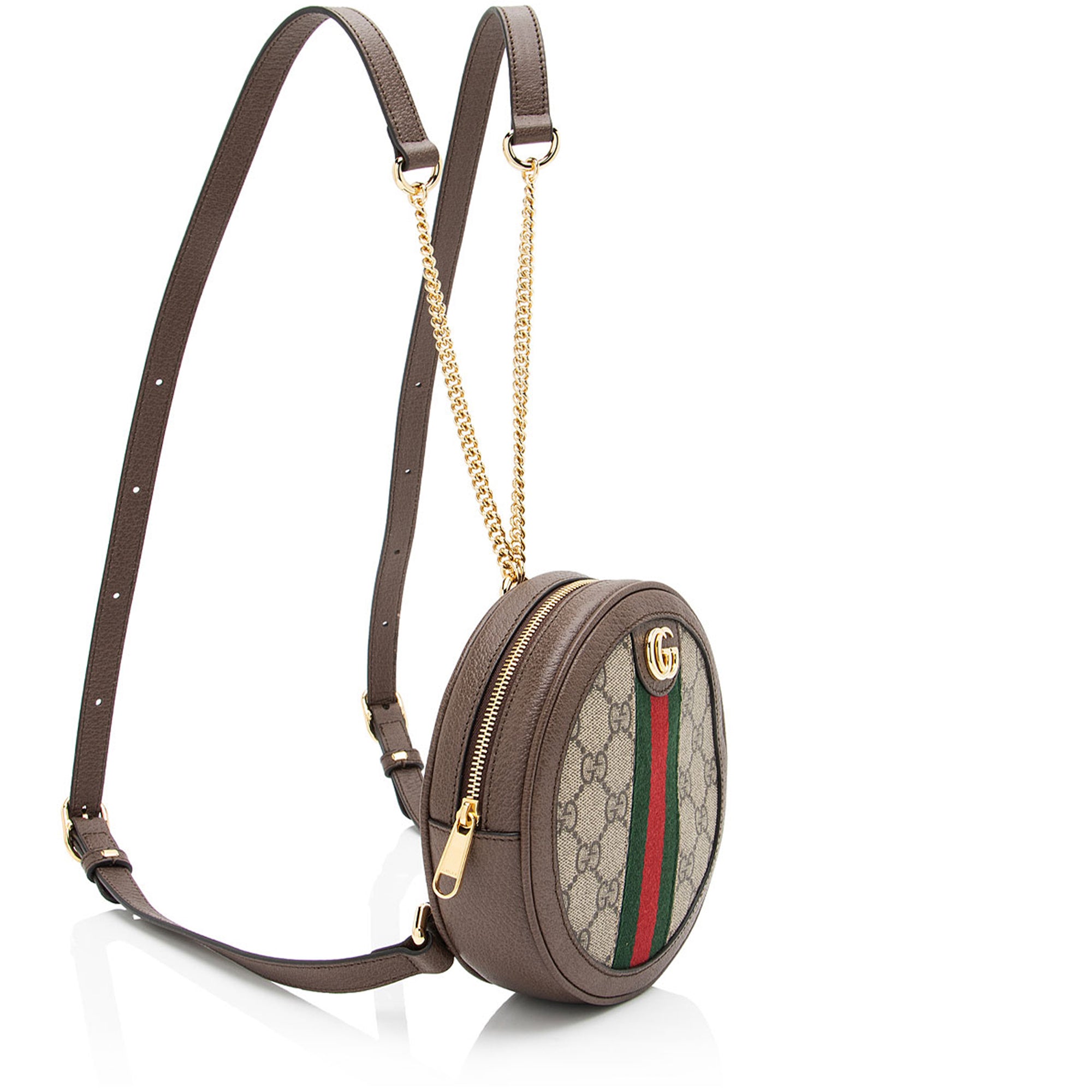 Gucci GG Supreme Ophidia Round Mini Backpack
