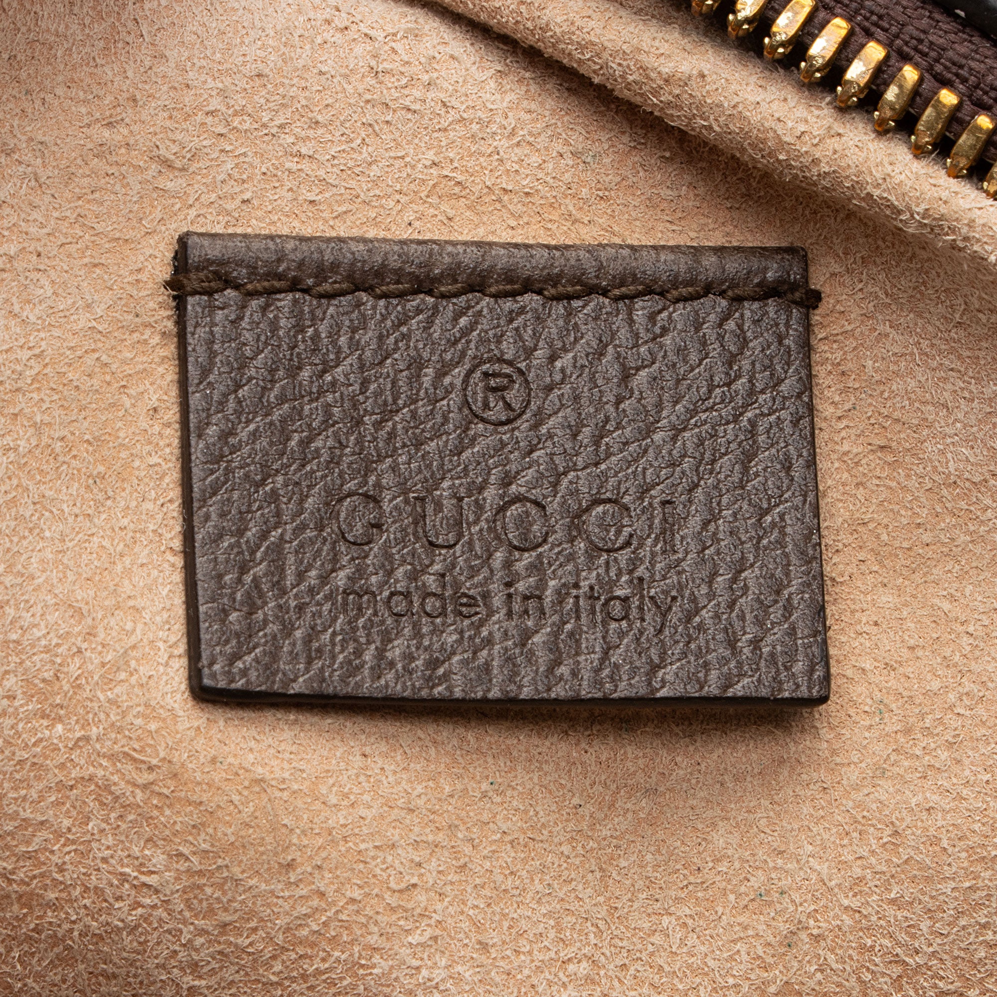 Gucci GG Supreme Ophidia Round Mini Shoulder Bag (SHF-qGCul6)