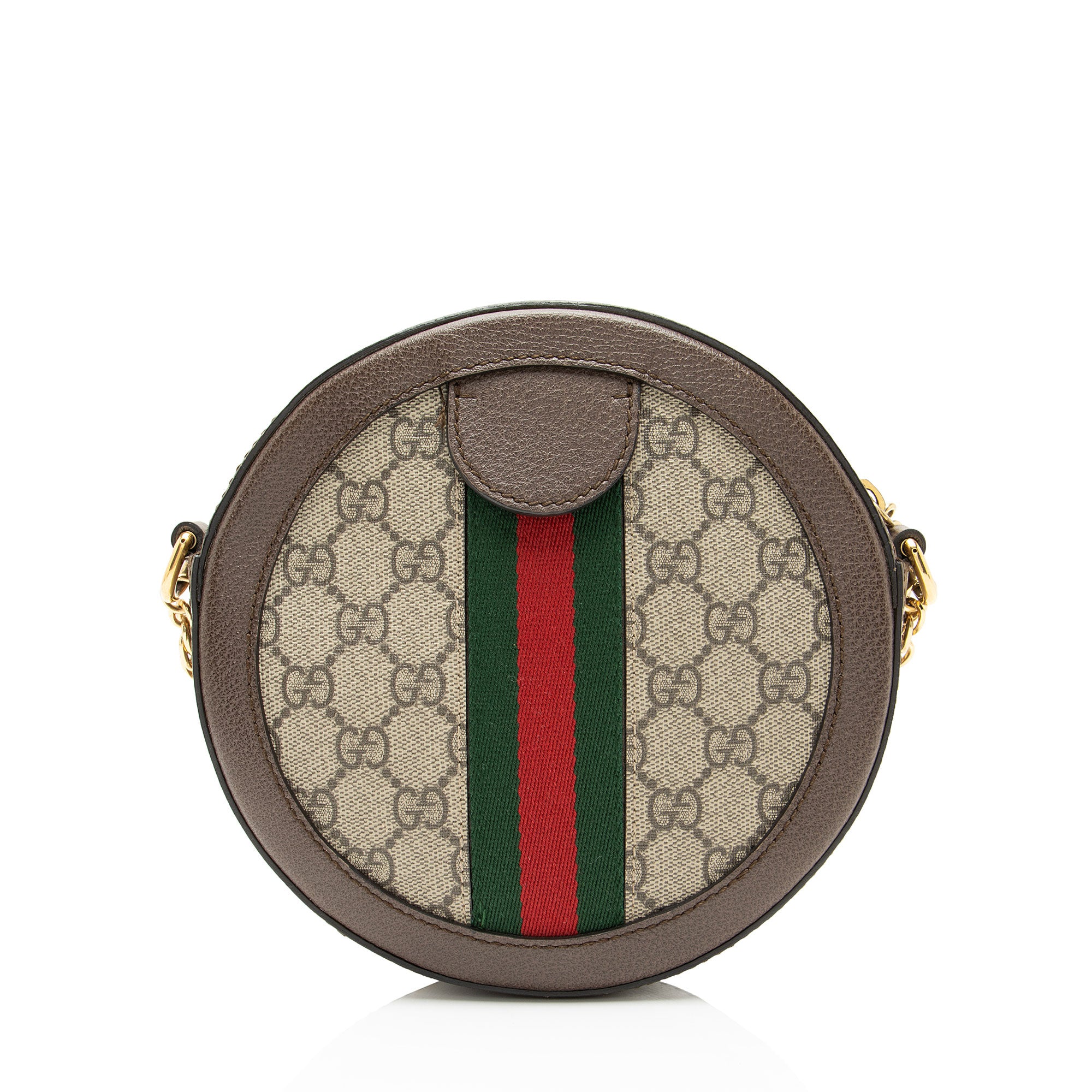 Gucci GG Supreme Ophidia Round Mini Shoulder Bag