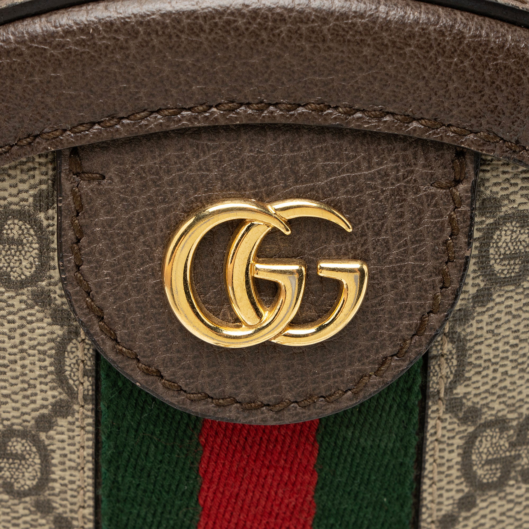 Gucci GG Supreme Ophidia Round Mini Shoulder Bag