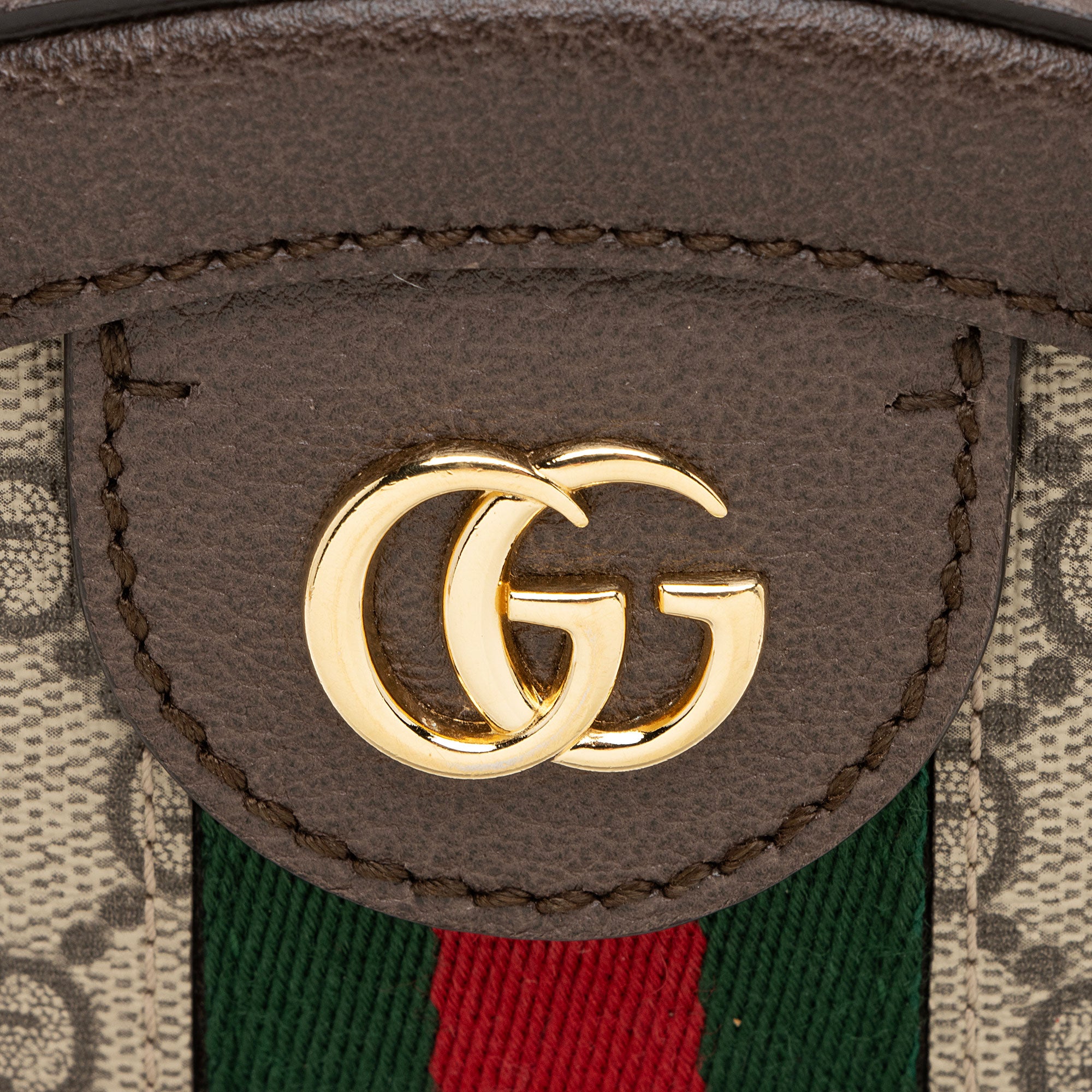 Gucci GG Supreme Ophidia Round Mini Shoulder Bag
