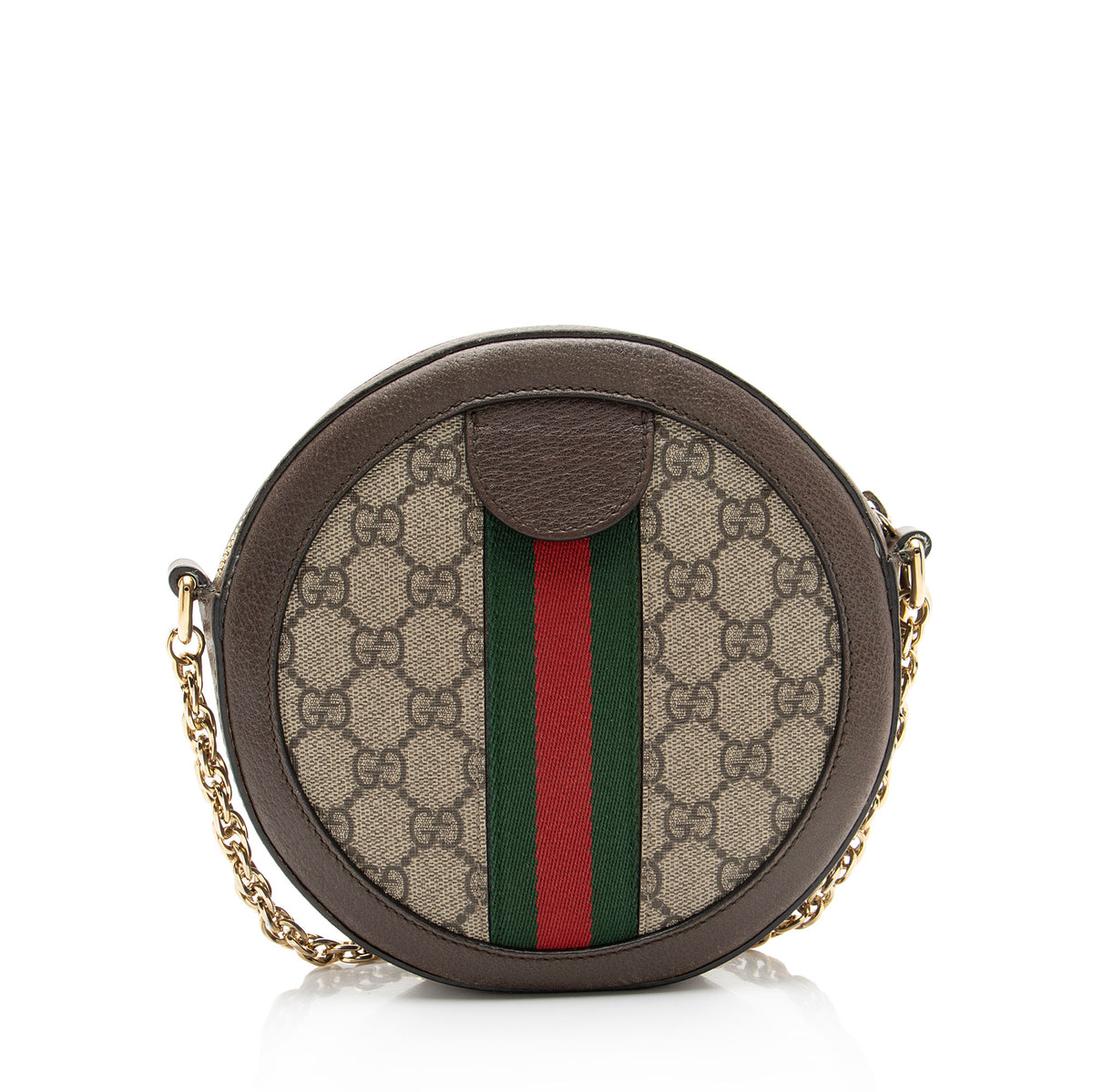 Gucci GG Supreme Ophidia Round Mini Shoulder Bag