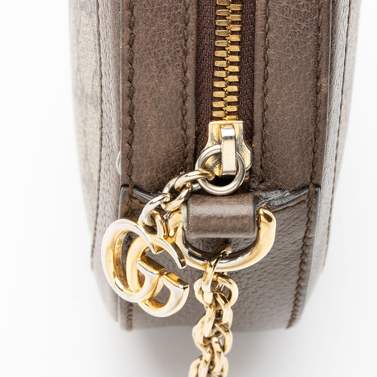 Gucci GG Supreme Ophidia Round Mini Shoulder Bag