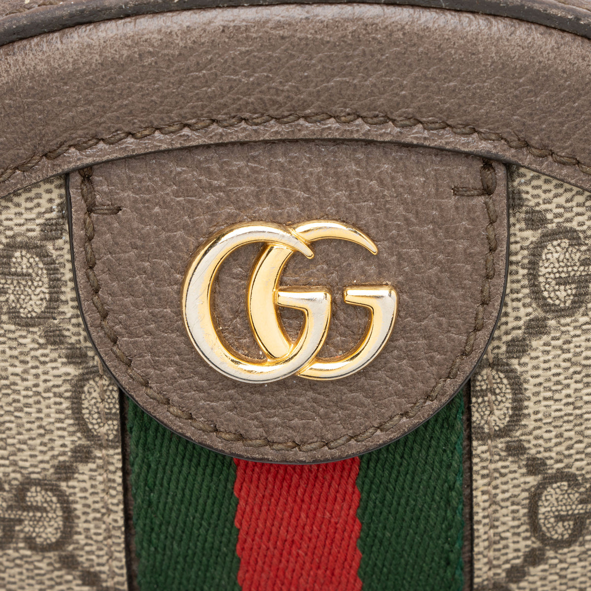 Gucci GG Supreme Ophidia Round Mini Shoulder Bag