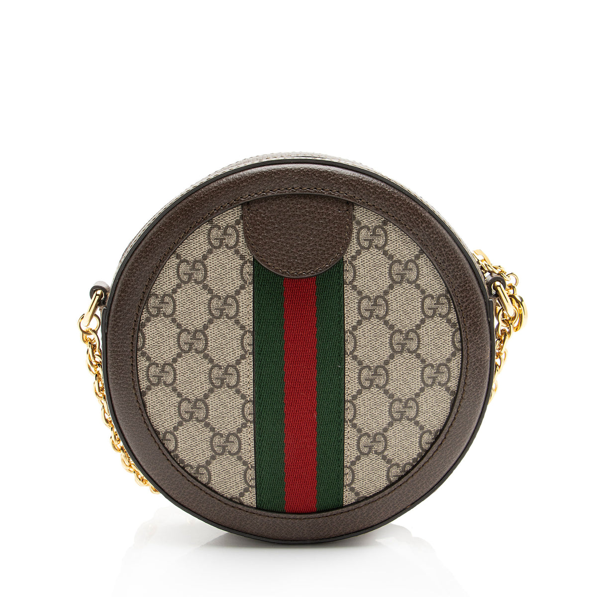 Gucci GG Supreme Ophidia Round Mini Shoulder Bag