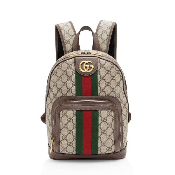 Gucci GG Supreme Ophidia Small Backpack (SHF-HxraRE)