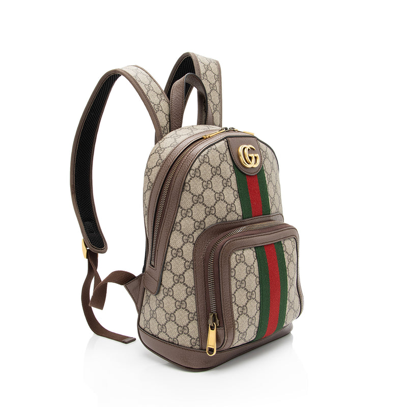 Gucci GG Supreme Ophidia Small Backpack (SHF-HxraRE)