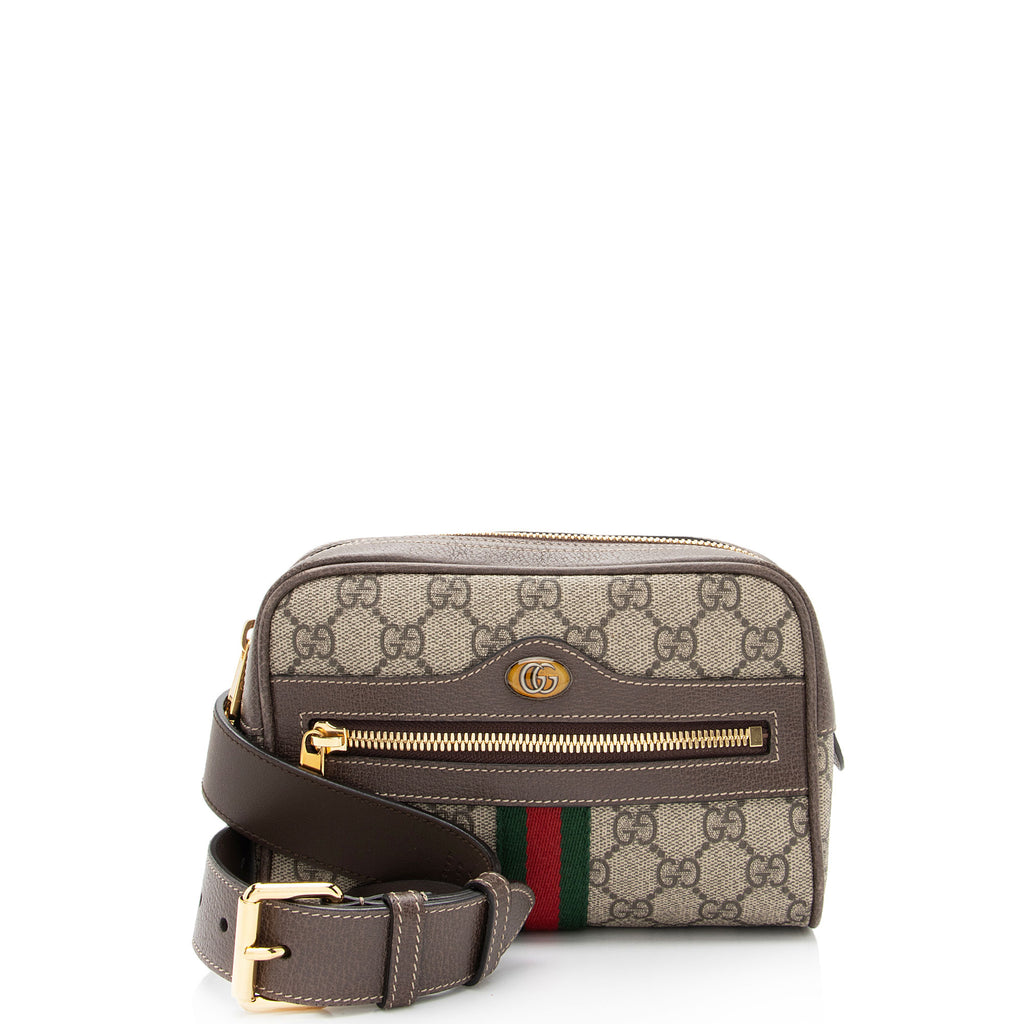 New Authentic Gucci Medium Ophidia GG Supreme Canvas/Leather Belt Bag Size  85cm