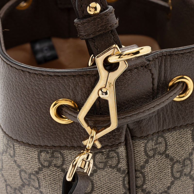 Gucci GG Supreme Ophidia Small Bucket Bag SHF 33svv5 LuxeDH
