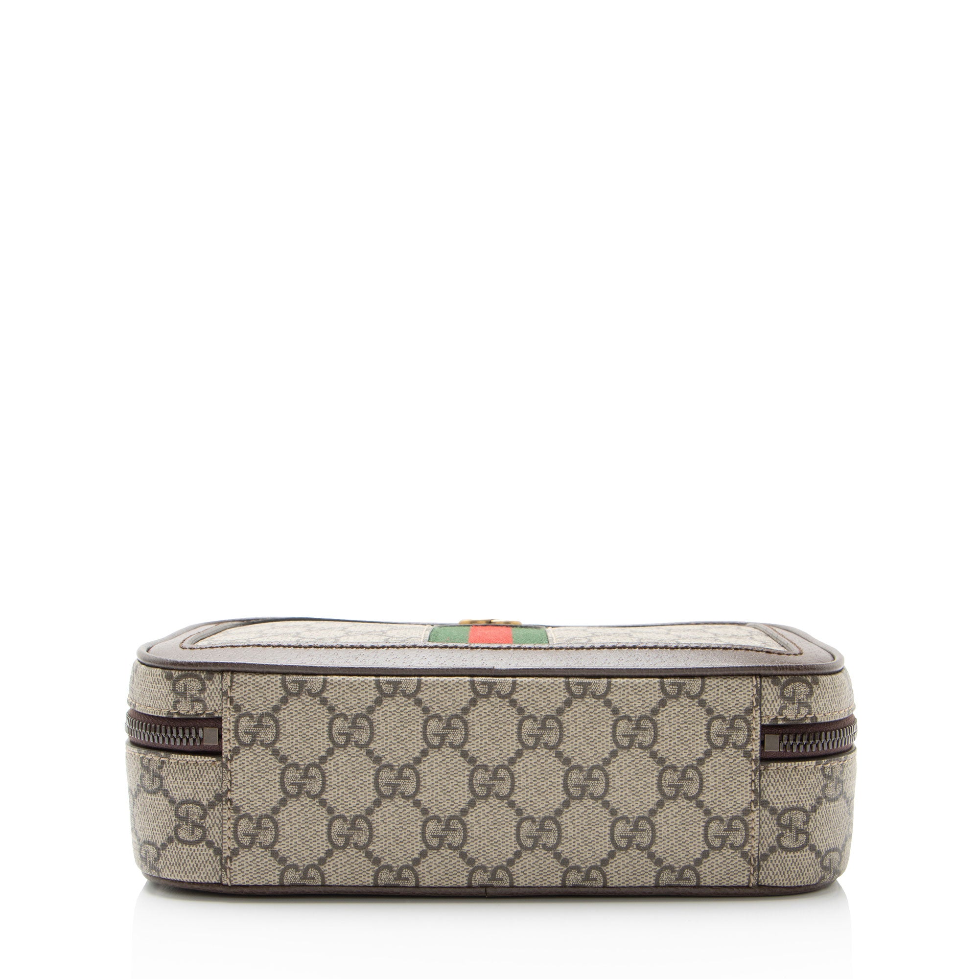 Gucci GG Supreme Ophidia Zip Around Small Crossbody