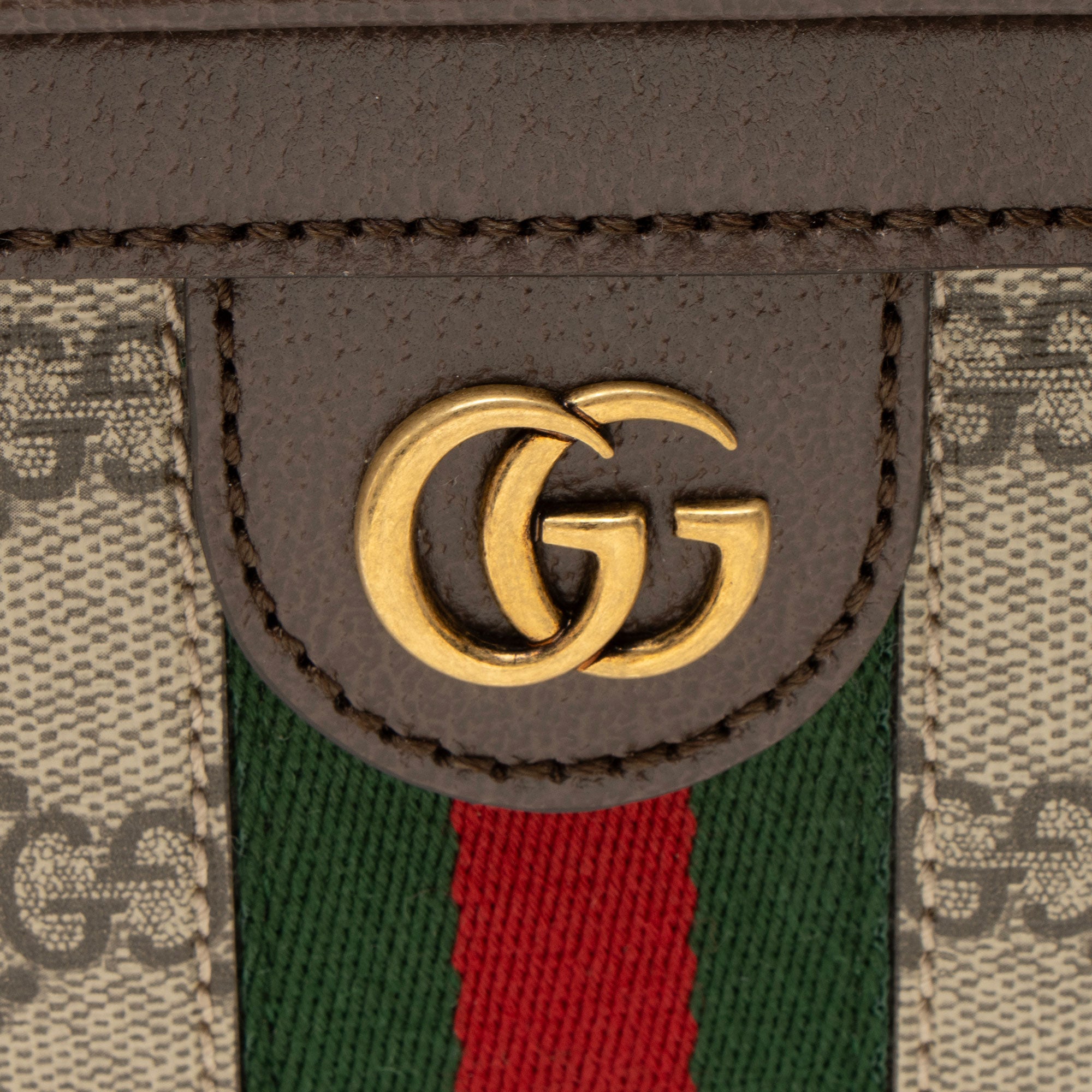 Gucci GG Supreme Ophidia Zip Around Small Crossbody