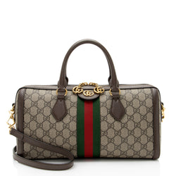 Gucci GG Supreme Ophidia Medium Boston Bag SHF wsoDso LuxeDH