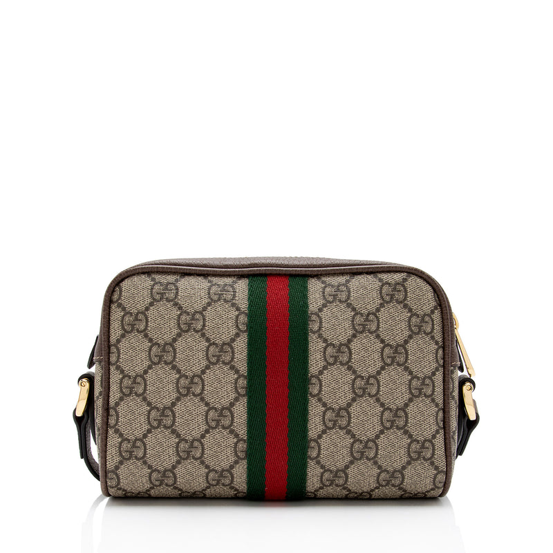 Gucci GG Supreme Ophidia Mini Shoulder Bag (SHF-Y4L50P) – LuxeDH