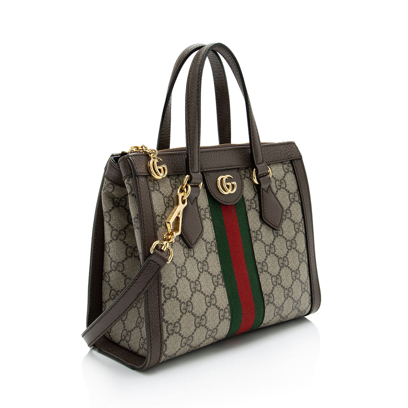 Gucci supreme tote sales small