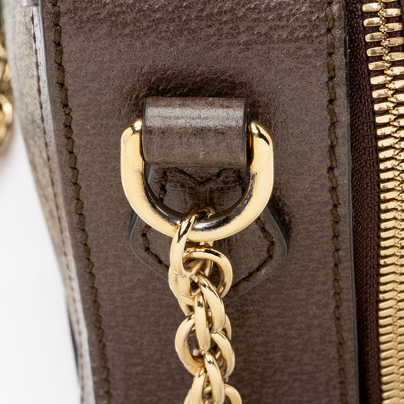 Gucci GG Supreme Ophidia Top Handle Mini Chain Shoulder Bag (SHF-bTGzbz)