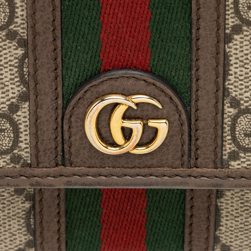 Gucci Vintage Gucci Parfums GG Supreme Canvas Clutch Bag