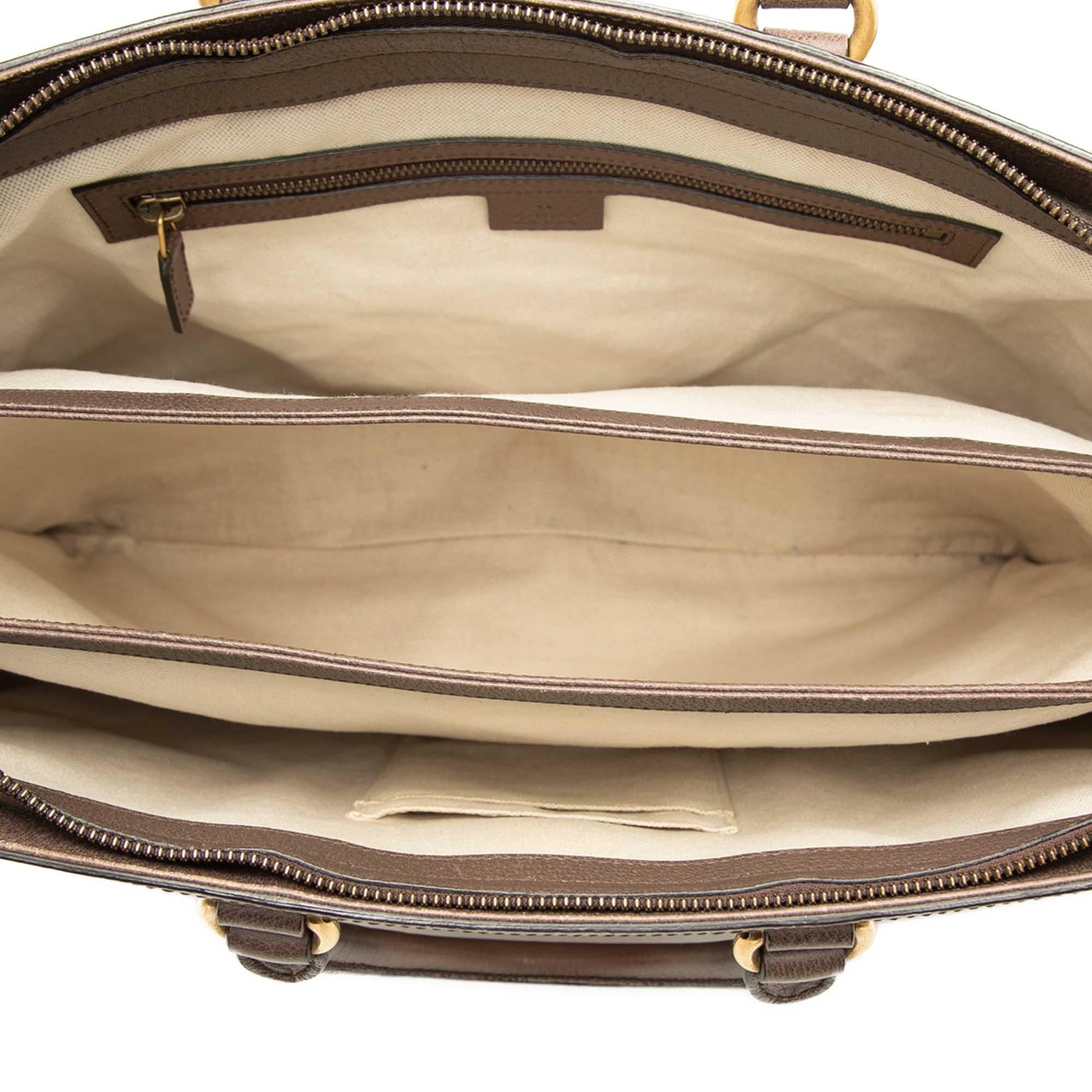 Gucci GG Supreme Ophidia Web Briefcase