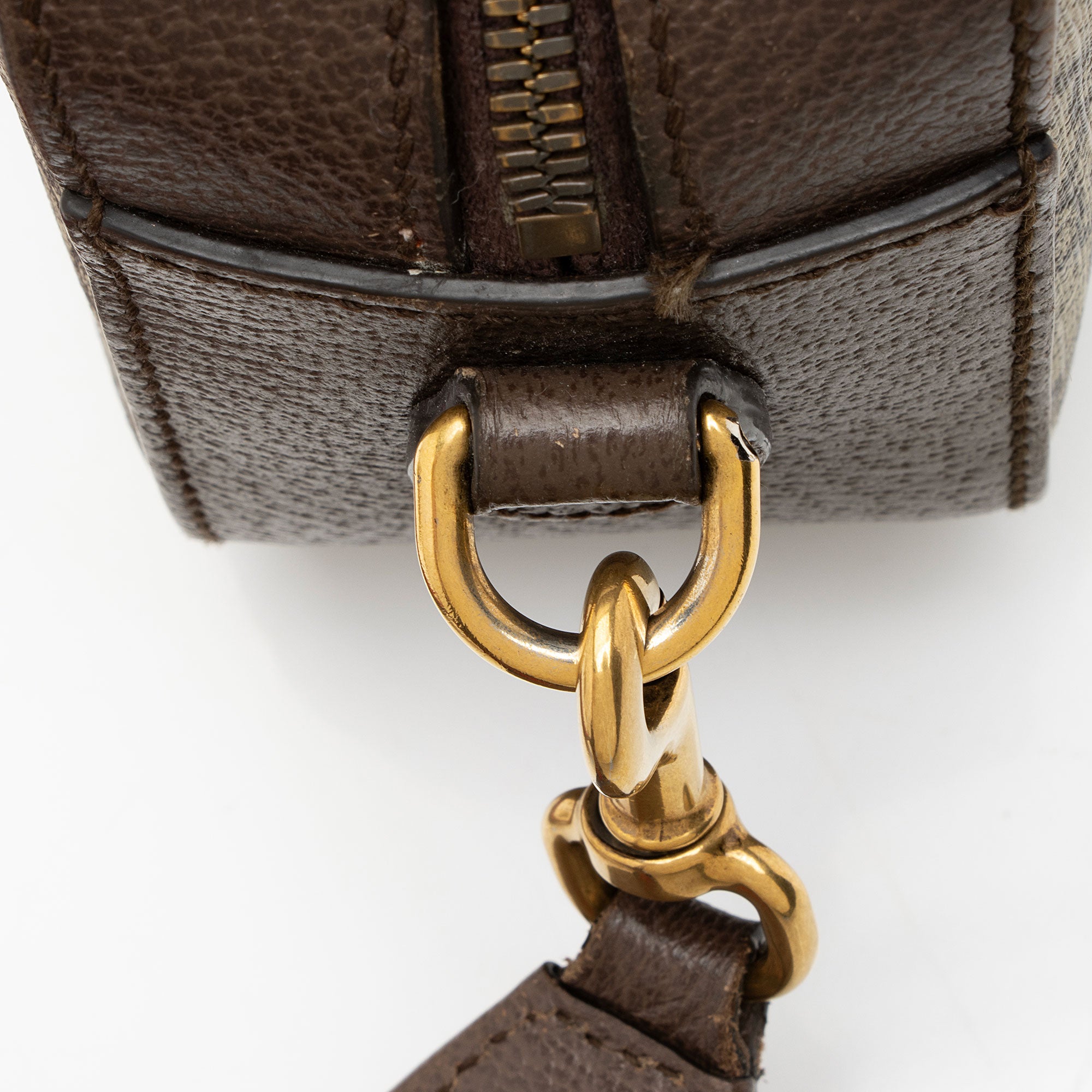 Gucci GG Supreme Ophidia Web Small Camera Bag