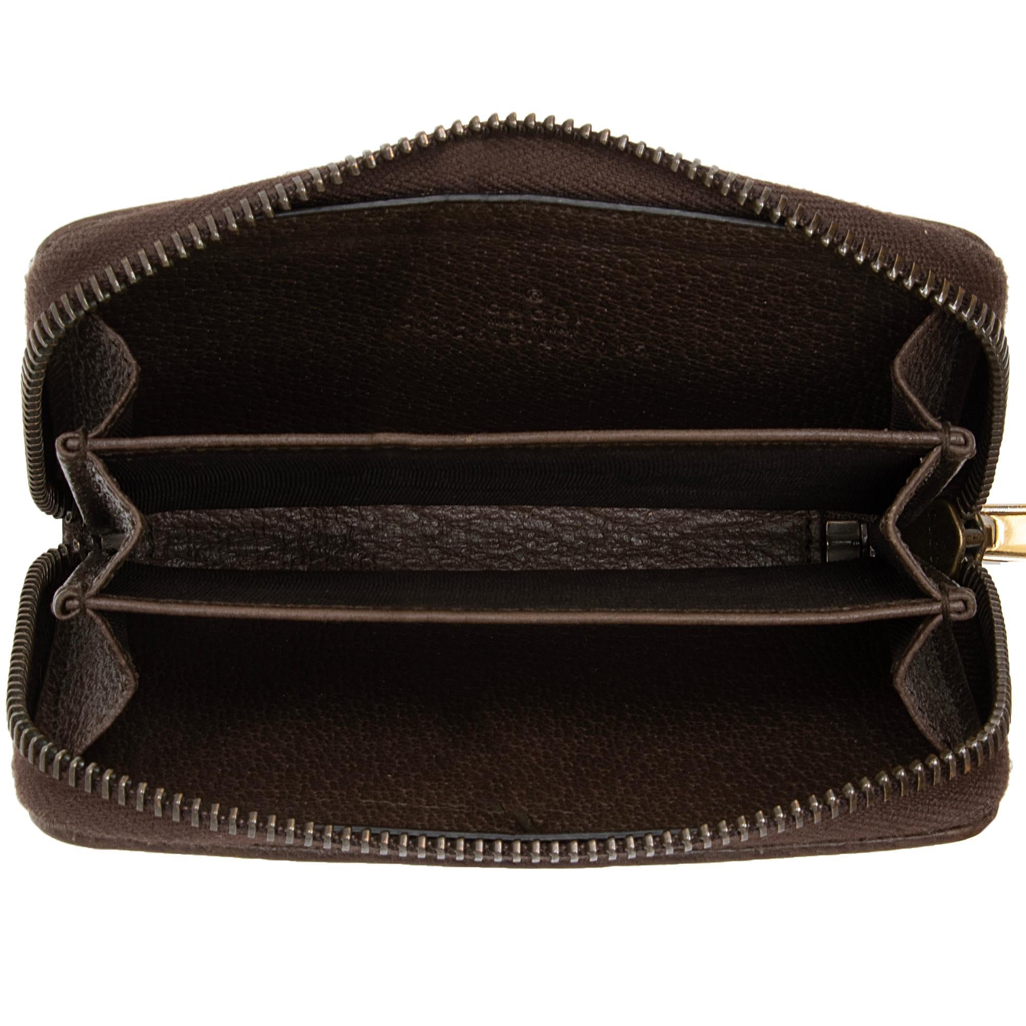 Gucci GG Supreme Ophidia Zip Around Card Case (SHF-zccB6e)