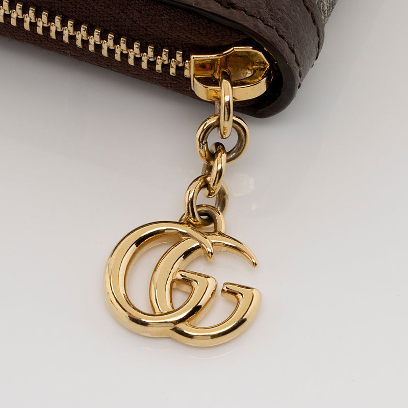 Gucci GG Supreme Ophidia Zip Around Wallet (SHF-W9yo8i)