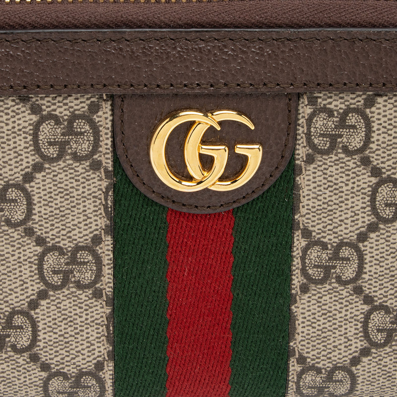 Gucci GG Supreme Ophidia Zip Around Wallet (SHF-dEvQd6)