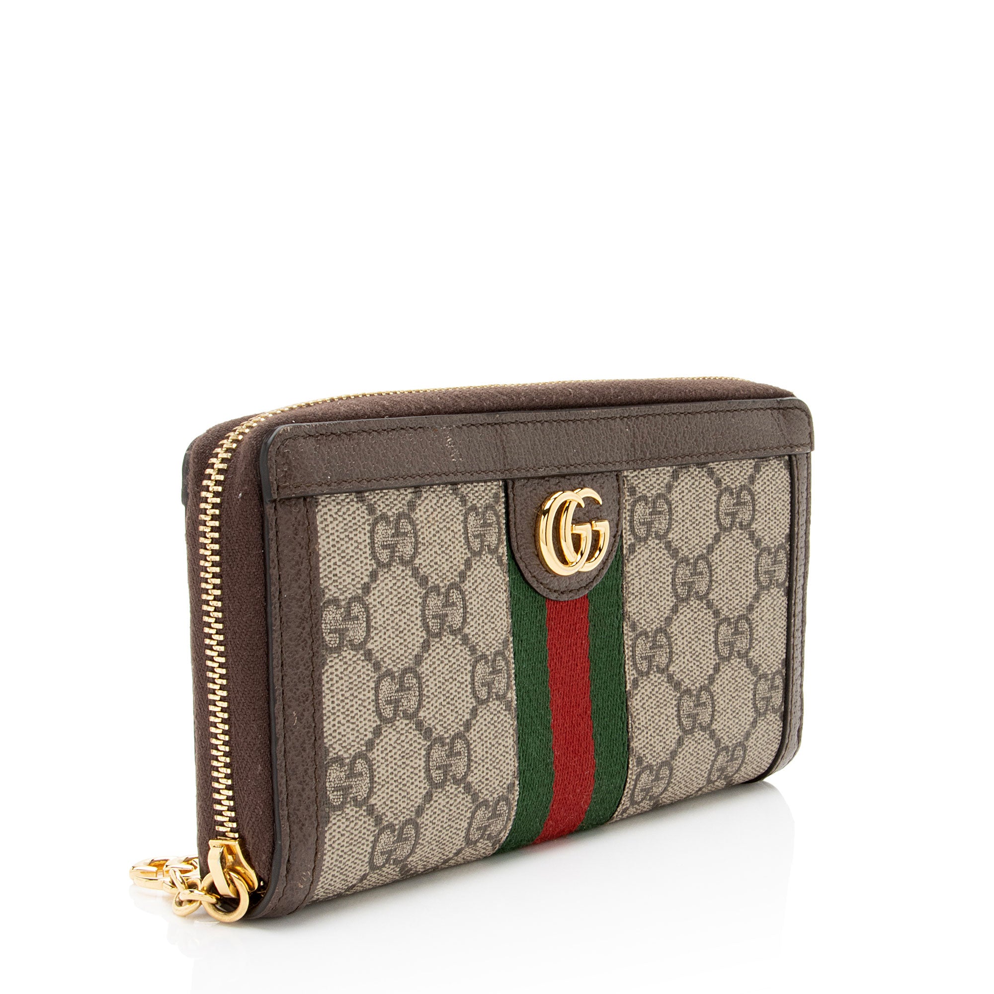 Gucci GG Supreme Ophidia Zip Around Wallet